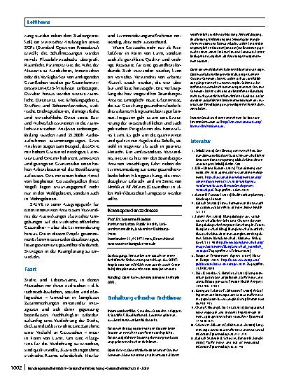 Vorschauseite 6: Akustische Qualität und Stadtgesundheit – Mehr als nur Lärm und Stille