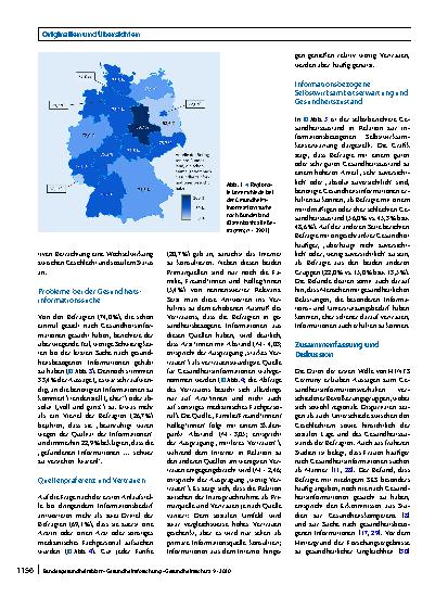 Vorschauseite 6: Wie informieren sich die Menschen in Deutschland zum Thema Gesundheit? Erkenntnisse aus der ersten Welle von HINTS Germany
