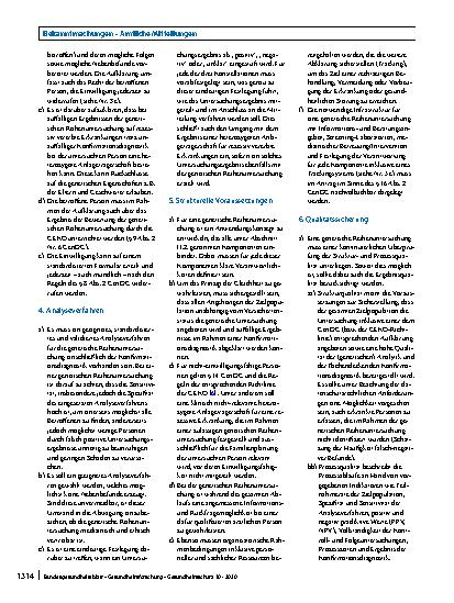 Vorschauseite 4: Richtlinie der Gendiagnostik-Kommission (GEKO) für die Anforderungen an die Durchführung genetischer Reihenuntersuchungen gemäß § 23 Abs. 2 Nr. 6 GenDG