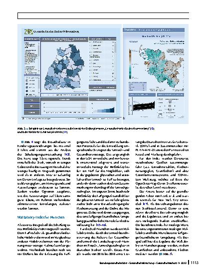 Vorschauseite 6: Geografische Ansätze in der Gesundheitsberichterstattung