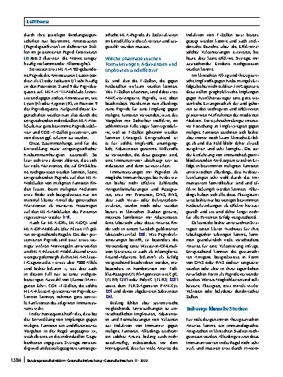 Vorschauseite 5: Individualisierte Immuntherapie von Tumorerkrankungen mittels Peptidimpfstoffen – Funktioniert das vielleicht doch?