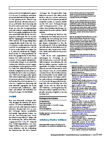 Vorschauseite 6: Monoklonale Antikörper zur antiinfektiven Therapie