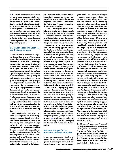 Vorschauseite 4: Studien zu neuen Immuntherapien: Herausforderungen aus Sicht der Ethik