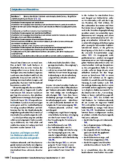 Vorschauseite 4: Moralischer Stress bei Medizinstudierenden und ärztlichen Berufseinsteigenden: Forschungsdesiderate im Rahmen der COVID-19-Pandemie