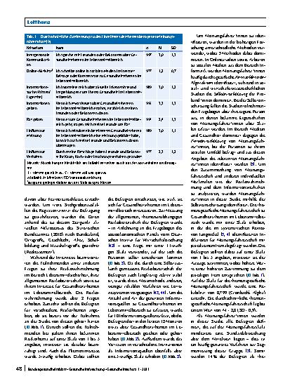 Vorschauseite 4: Risikowahrnehmung und Informationsverhalten von Meinungsführenden im Lebensmittelbereich