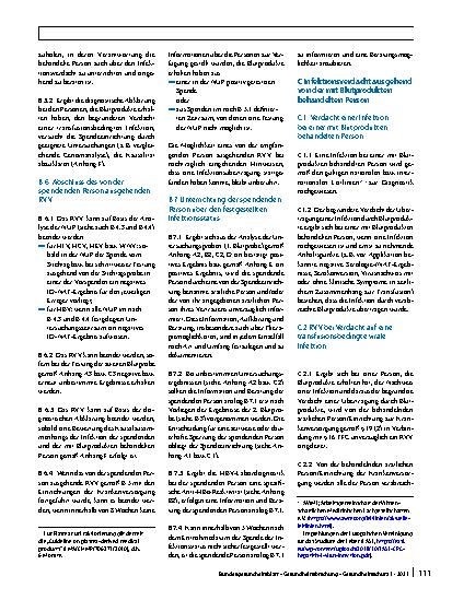 Vorschauseite 4: Verfahren zur Rückverfolgung (Look Back) gemäß § 19 Transfusionsgesetz