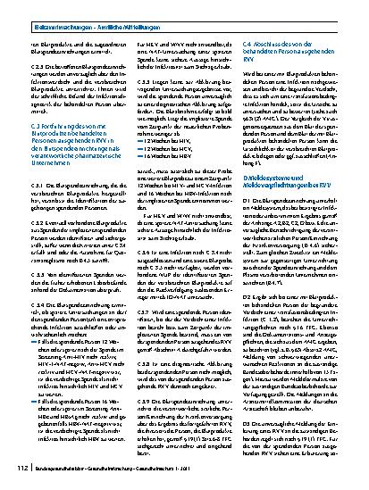 Vorschauseite 5: Verfahren zur Rückverfolgung (Look Back) gemäß § 19 Transfusionsgesetz