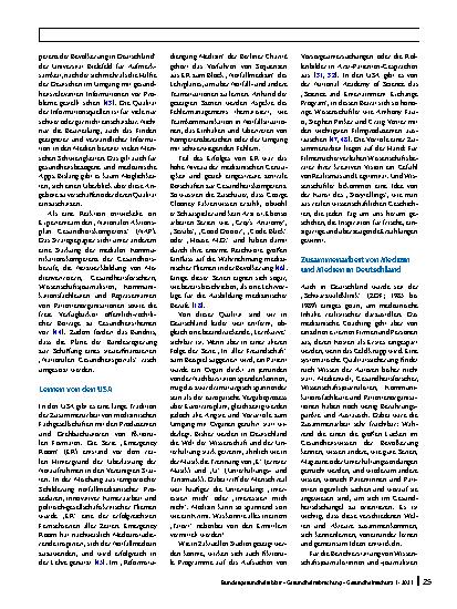 Vorschauseite 5: Was das Unterhaltungsfernsehen zur Vermittlung von medizinischem Wissen an Studierende und Laien beitragen kann – Sensibilisierung für seltene Erkrankungen