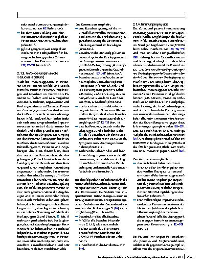 Vorschauseite 6: Anforderungen an die Infektionsprävention bei der medizinischen Versorgung von immunsupprimierten Patienten