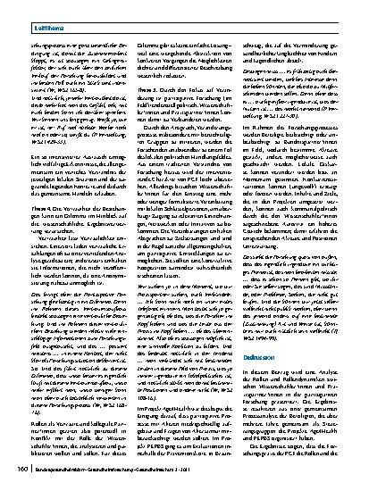 Vorschauseite 5: Rollen und Rollendynamiken in der partizipativen Forschungsgemeinschaft