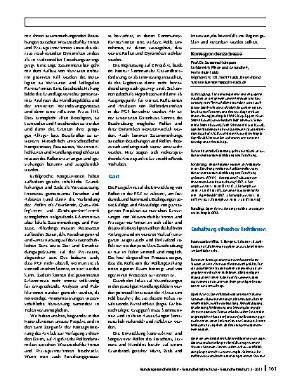Vorschauseite 6: Rollen und Rollendynamiken in der partizipativen Forschungsgemeinschaft