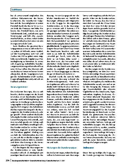 Vorschauseite 6: Transfer partizipativer Forschungsergebnisse in die Praxis: Das Beratungsinstrument Standortanalyse in der kommunalen Gesundheitsförderung