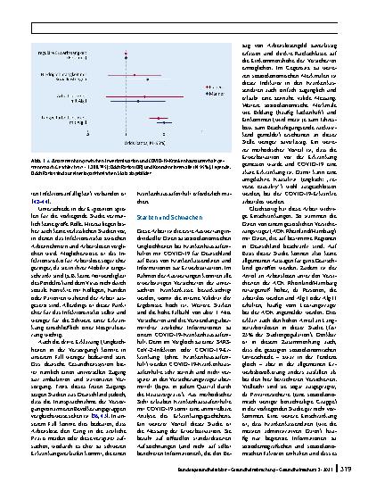 Vorschauseite 6: Erhöhtes Risiko eines COVID-19-bedingten Krankenhausaufenthaltes für Arbeitslose: Eine Analyse von Krankenkassendaten von 1,28 Mio. Versicherten in Deutschland