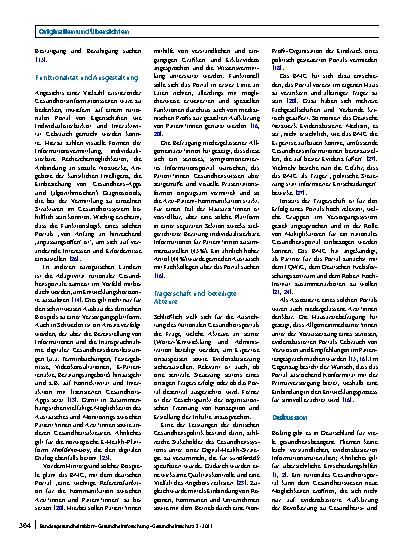 Vorschauseite 5: Das Nationale Gesundheitsportal: Entwicklungsund Nutzungspotenziale unter besonderer Berücksichtigung der hausärztlichen Perspektive