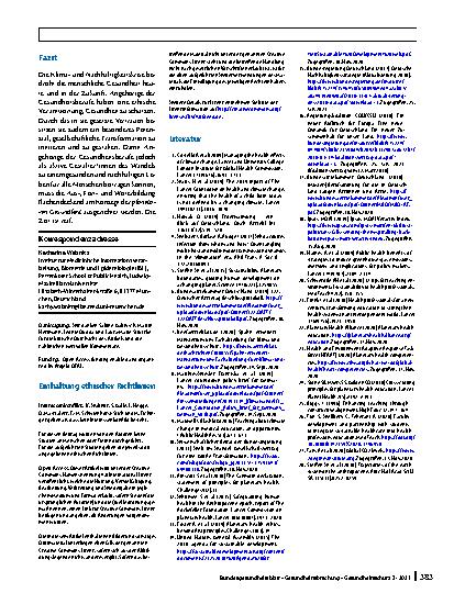 Vorschauseite 6: Planetare Gesundheit – transformative Lehrund Lernformate zur Klimaund Nachhaltigkeitskrise für Gesundheitsberufe