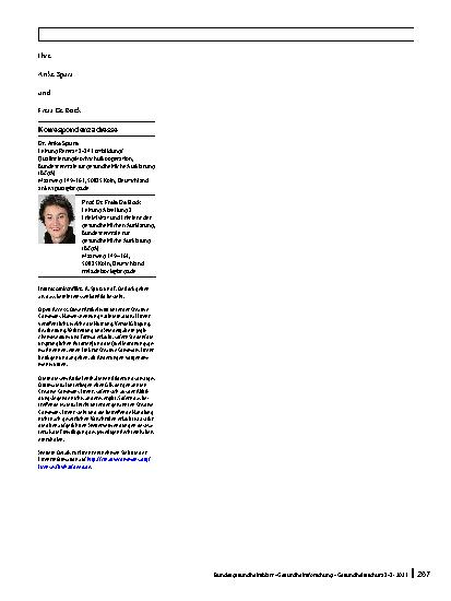 Vorschauseite 3: COVID-19 und Public Health: Wissen, Einstellungen, Belastungen und Kommunikation in der Krise