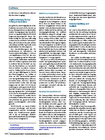 Vorschauseite 5: Gewinnung von Echtzeitdaten aus der medizinischen Versorgung zur Handlungssteuerung in Public Health