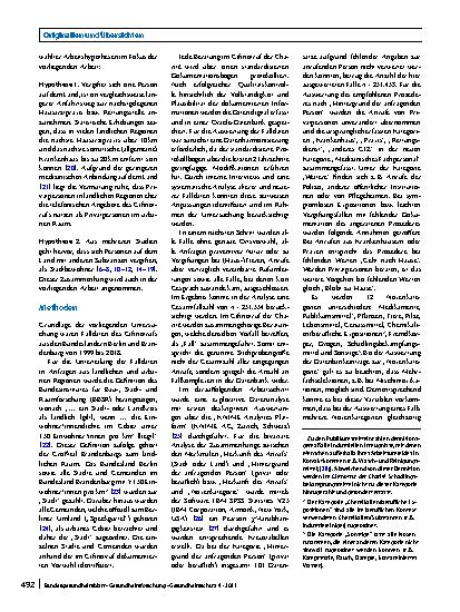 Vorschauseite 2: Vergiftungsanfragen aus Berlin und Brandenburg 1999–2018: Ein Stadt-Land-Vergleich