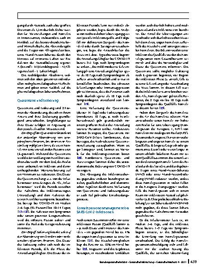 Vorschauseite 5: Maßnahmen zur Bewältigung der COVID-19-Pandemie in Deutschland: nichtpharmakologische und pharmakologische Ansätze