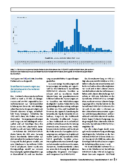 Vorschauseite 5: Erfassung der Labortestungen auf SARS-CoV-2 in Deutschland