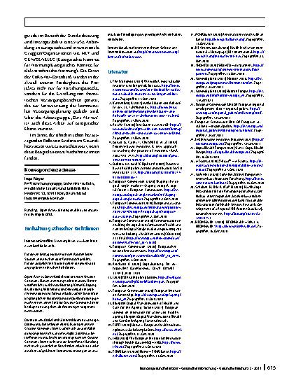 Vorschauseite 6: Die Nutzbarmachung von Daten für Public Health und Gesundheitsversorgung – ein gemeinsames Ziel der EU-Mitgliedsstaaten
