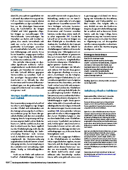 Vorschauseite 5: Alkohol als Kulturgut – eine historisch-anthropologische und therapeutische Perspektive auf Alkoholkonsum und seine soziale Rolle in westlichen Gesellschaften
