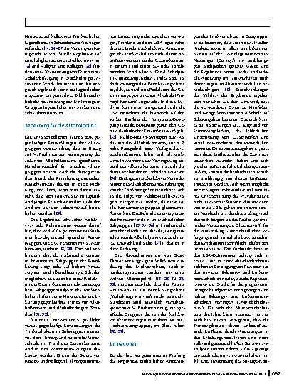 Vorschauseite 6: Altersspezifische Trends des risikoreichen Alkoholkonsums in Deutschland: Parallele oder unterschiedliche Verläufe?