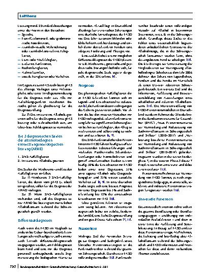 Vorschauseite 4: Fetale Alkoholspektrumstörungen – Diagnose, Prognose und Prävention