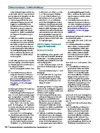 Vorschauseite 3: Gesundheitliche Beurteilung von Materialien und Gegenständen für den Lebensmittelkontakt im Rahmen des Lebensmittelund Futtermittelgesetzbuches