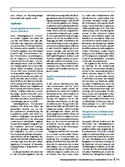 Vorschauseite 2: Technologiebasierte Interventionen zur Alkoholprävention bei Kindern und Jugendlichen