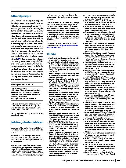 Vorschauseite 6: Molaren-Inzisiven-Hypomineralisation (MIH). Häufigkeit und mögliche Ursachen unter besonderer Berücksichtigung der Ergebnisse aus den Münchner Geburtskohorten GINIplus und LISA