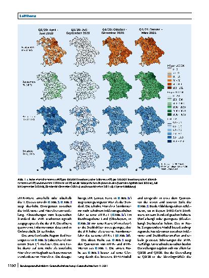 Vorschauseite 5: Regionales Monitoring von Infektionen mittels standardisierter Fallfatalitätsraten am Beispiel von SARS-CoV-2 in Bayern