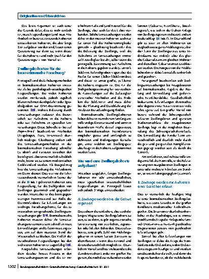 Vorschauseite 5: Medizinische Zwillingsforschung in Deutschland