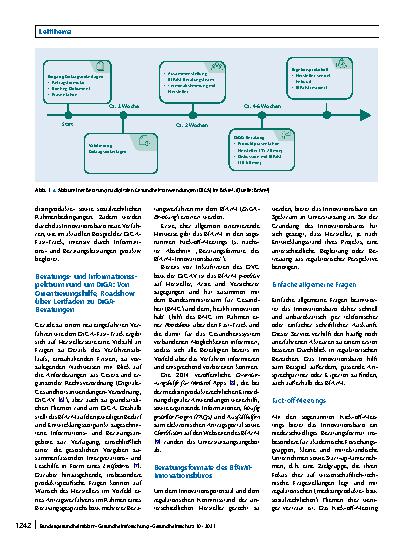Vorschauseite 2: Innovationsunterstützung im BfArM – Erfahrungen aus den Beratungen zu digitalen Gesundheitsanwendungen (DiGA)