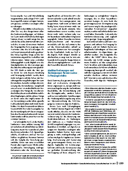 Vorschauseite 5: Digitalisierte Gesundheitsversorgung im Jahr 2030 – ein mögliches Szenario