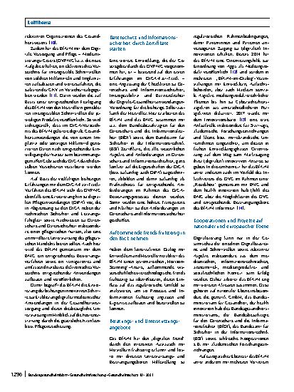 Vorschauseite 5: Beitrag des BfArM zur Potenzialentfaltung der Digitalisierung im Gesundheitswesen – digital readiness@BfArM