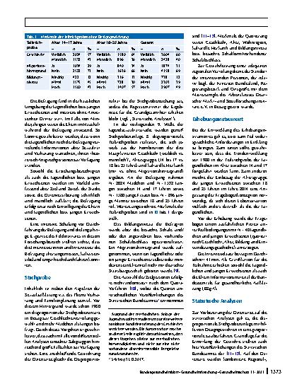 Vorschauseite 2: Sexualund Verhütungsverhalten von Jugendlichen und jungen Erwachsenen in Deutschland. Aktuelle Ergebnisse der Repräsentativbefragung „Jugendsexualität“