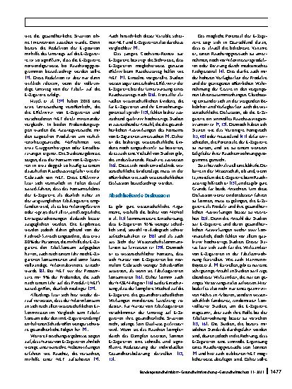 Vorschauseite 5: Diversifizierung der Rauchentwöhnungsprogramme – die Rolle der E-Zigarette