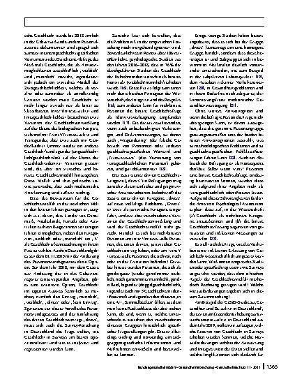Vorschauseite 2: Erfassung und Operationalisierung des Merkmals „Geschlecht“ in repräsentativen Bevölkerungsstichproben: Herausforderungen und Implikationen am Beispiel der GeSiD-Studie