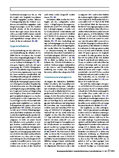 Vorschauseite 5: Kinder in der COVID-19 Pandemie und der Öffentliche Gesundheitsdienst (ÖGD)