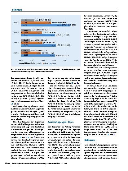 Vorschauseite 6: Kindergesundheit in der COVID-19-Pandemie: Ergebnisse aus den Schuleingangsuntersuchungen und einer Elternbefragung in der Region Hannover