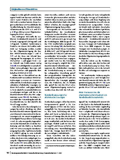 Vorschauseite 5: Desinfektionsmittel in der COVID-19-Pandemie: eine Herausforderung