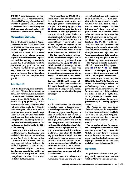 Vorschauseite 2: Erklärbarkeit der altersadjustierten Übersterblichkeit mit den COVID-19-attribuierten Sterbefällen von Januar 2020 bis Juli 2021