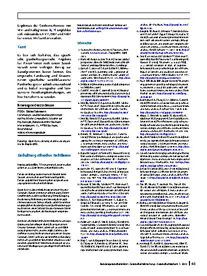Vorschauseite 6: Psychotherapie nach einem Suizidversuch – Evidenzlage und Bewertung