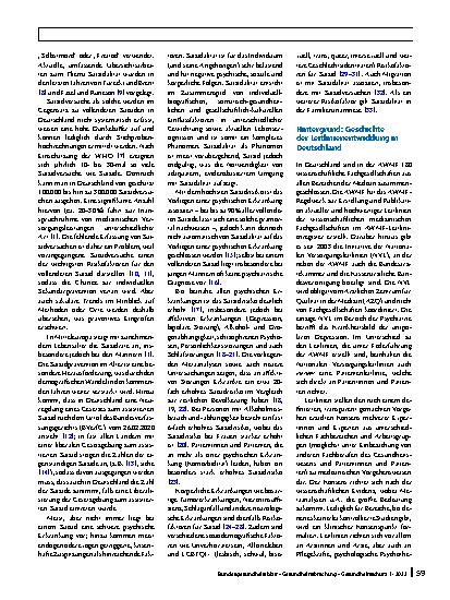 Vorschauseite 2: Warum brauchen wir Leitlinien für Suizidprävention?