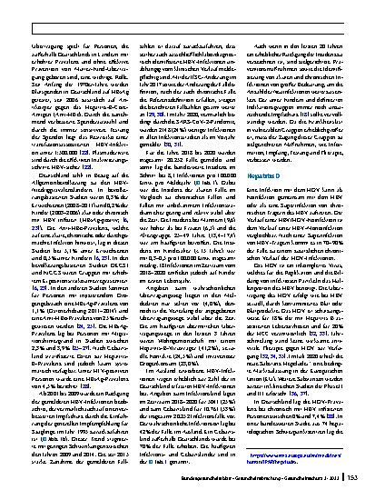 Vorschauseite 5: Epidemiologie der Virushepatitiden A bis E in Deutschland