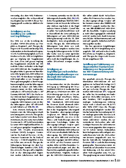 Vorschauseite 4: 10 Jahre Nationales Referenzzentrum für Hepatitis-B-Viren und Hepatitis-D-Viren in Gießen: Tätigkeiten und Erfahrungen