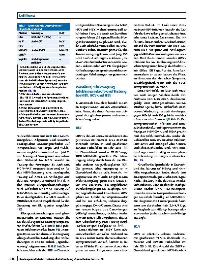 Vorschauseite 2: Sicherheit von Blut und Blutprodukten: Testmethoden zum Nachweis der Hepatitisviren B, C und E