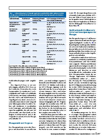 Vorschauseite 2: Behandlung von Hepatitis-C-Infektionen im Zeitalter direkt wirkender antiviraler Medikamente (DAAs)