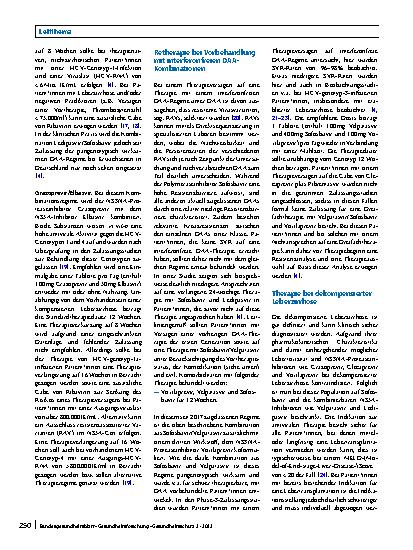 Vorschauseite 5: Behandlung von Hepatitis-C-Infektionen im Zeitalter direkt wirkender antiviraler Medikamente (DAAs)
